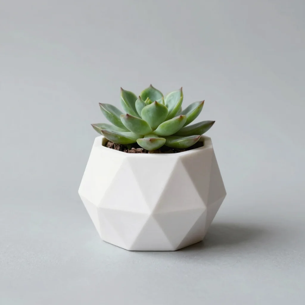 Geometrische 3D Plantenpot